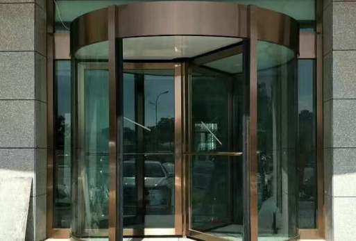 酒泉旋转门厂家告诉您场所为什么选择旋转门？