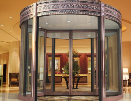 酒泉两翼旋转门指纹清理与消防联动接线方法！