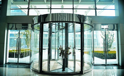 酒泉旋转感应门 | 防风节能 | 酒店/写字楼适用！